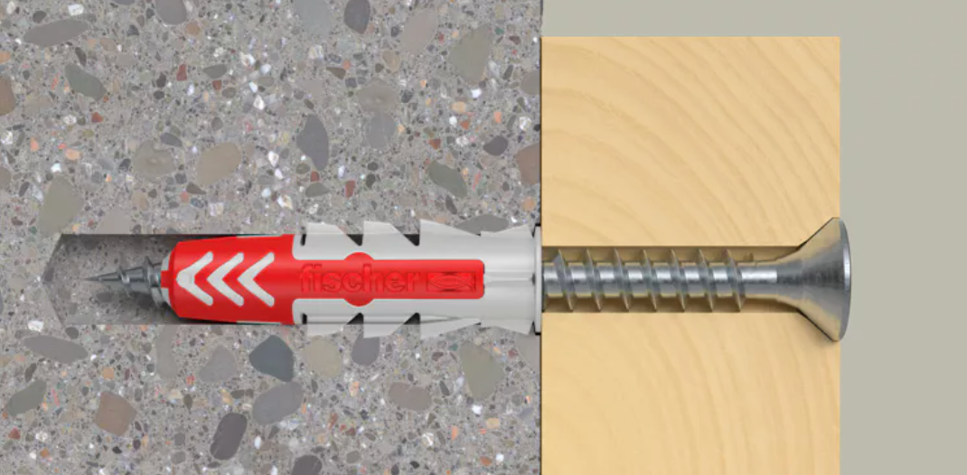 FISCHER DuoPower 10 x 50 mm – Universaldübel (100 Stück)