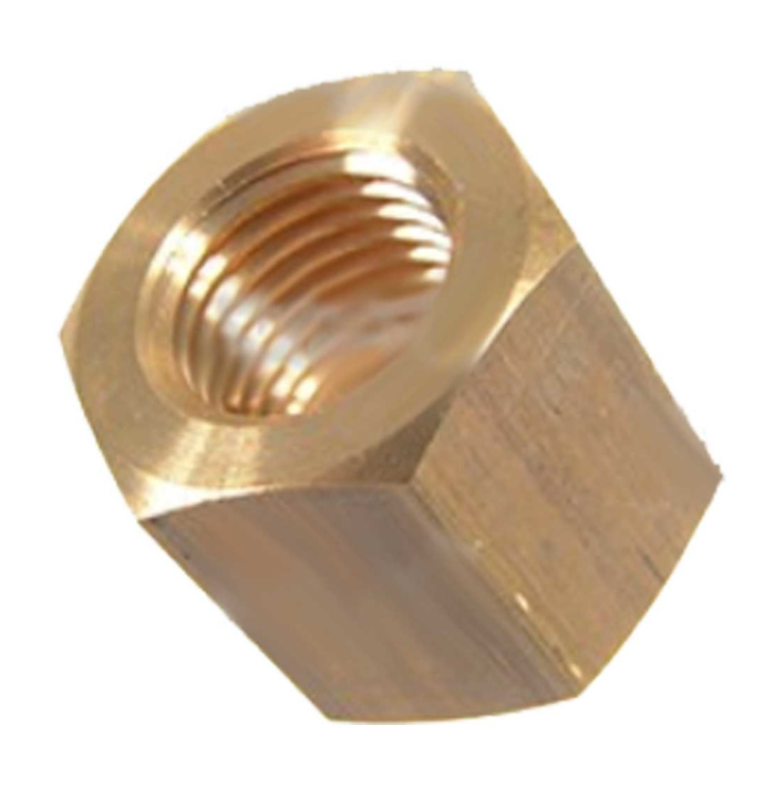 Adapter nut 1/4" SAE – Castel, brass nut for refrigeration and air conditioning systems