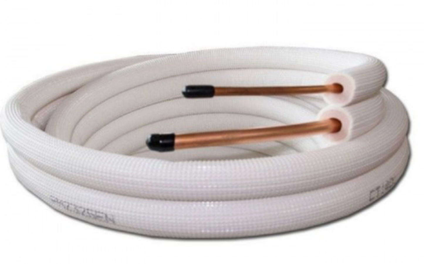 Kältemittelleitung Kupferrohr 1/2" auf wunsch auch mit Überwurfmutter / Kälterohr 25m