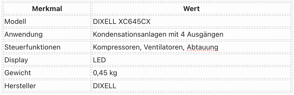 DIXELL XC645CX Elektronischer Regler – Kondensationsanlagen mit 4 Ausgängen | Präzise Steuerung für Gewerbe- und Industriekälte