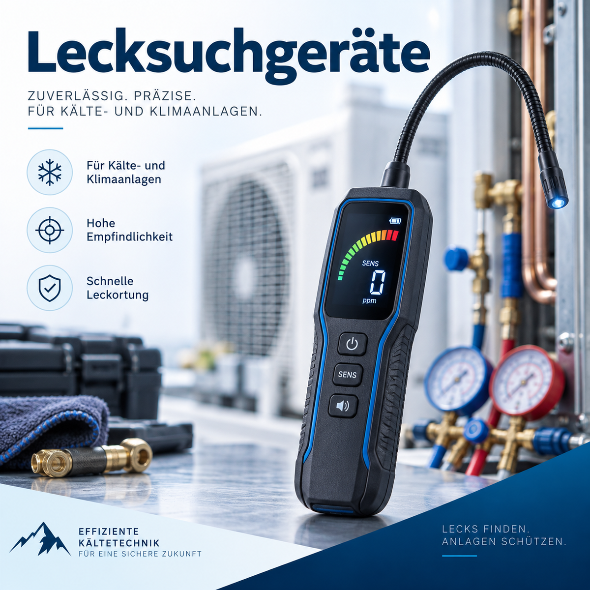 Lecksuchgeräte / Leak detectors