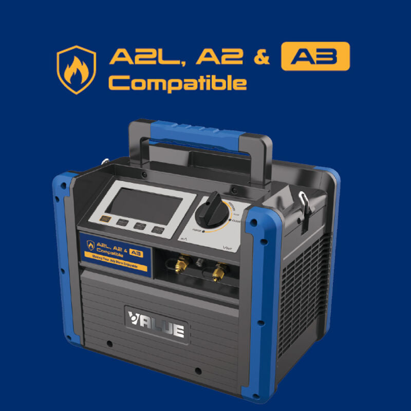 VALUE VRDDF Kältemittel-Absauggerät ATEX – für A2L, A2, A3, R600a, R1234yf, R290 & R32