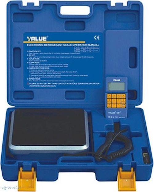 VALUE VES-100A, elektronische Kältemittelwaage Präzisions-Waage