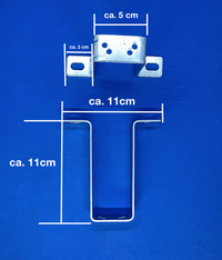 110mm Halterung für Lüftermotor, Universal Ventilatormotor Kältetechnik