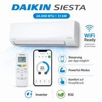 Daikin Klimaanlage 24000Btu 7.1KW WiFi Siesta Pro Era V3.0 Neuheit 2025 A/A Inverter R32