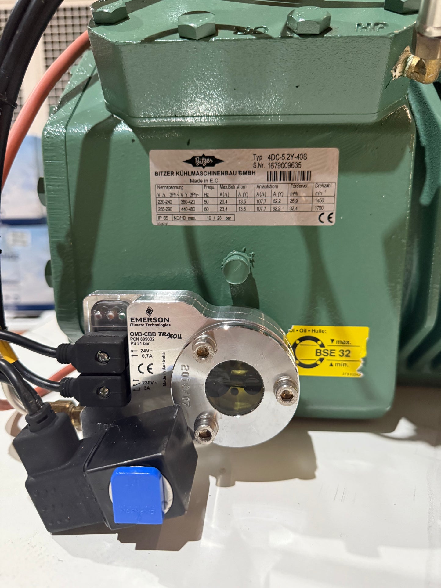 Bitzer 4DC‑5.5Y‑40S halbhermetischer Hubkolbenverdichter