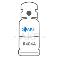 R404A Klimagas Kältemittel Füllgewicht 10 Kg Aufladbarem Zylinder 1/4 Anschluss