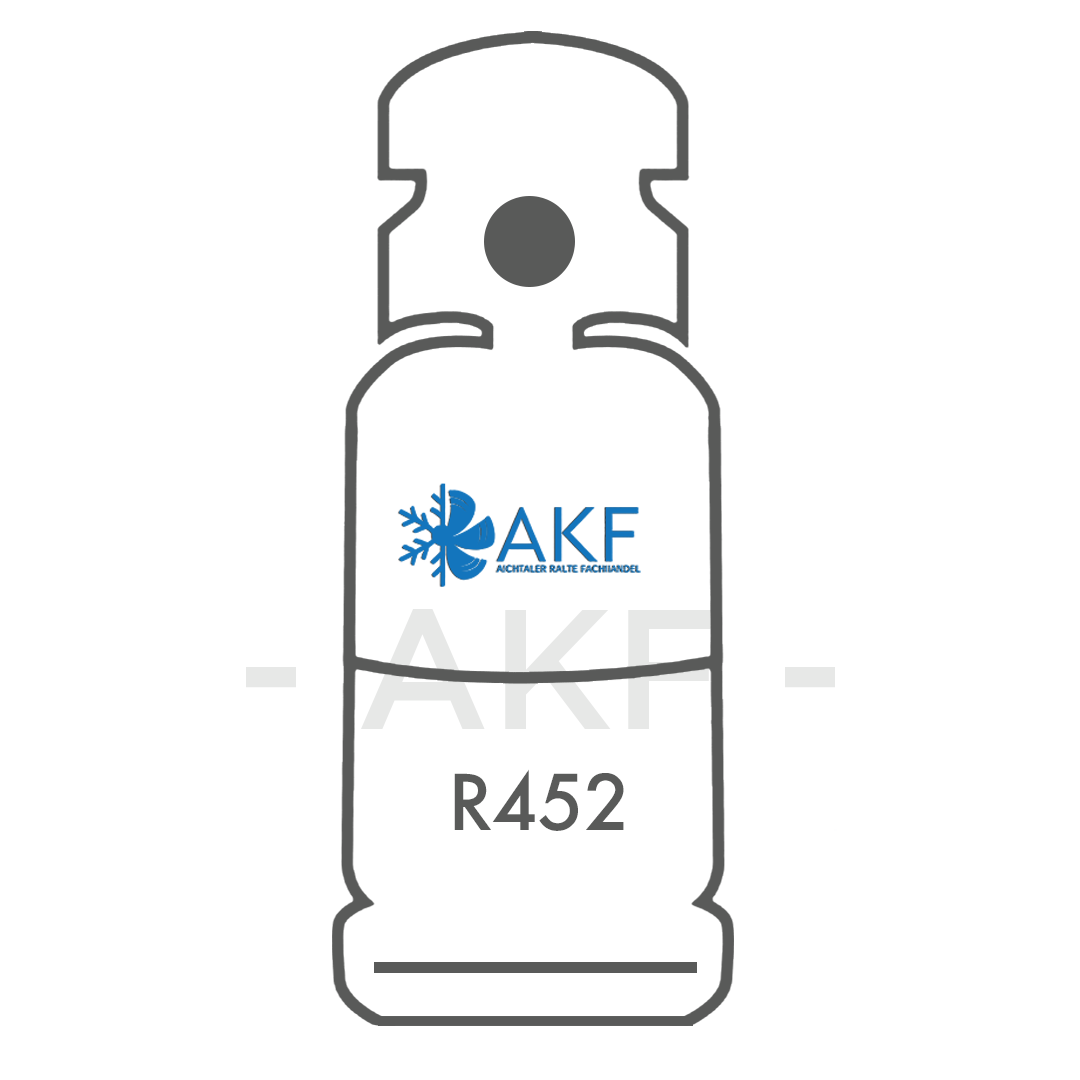 10 kg Kältemittelfüllung R452a in 12,5 l-Kaufflasche