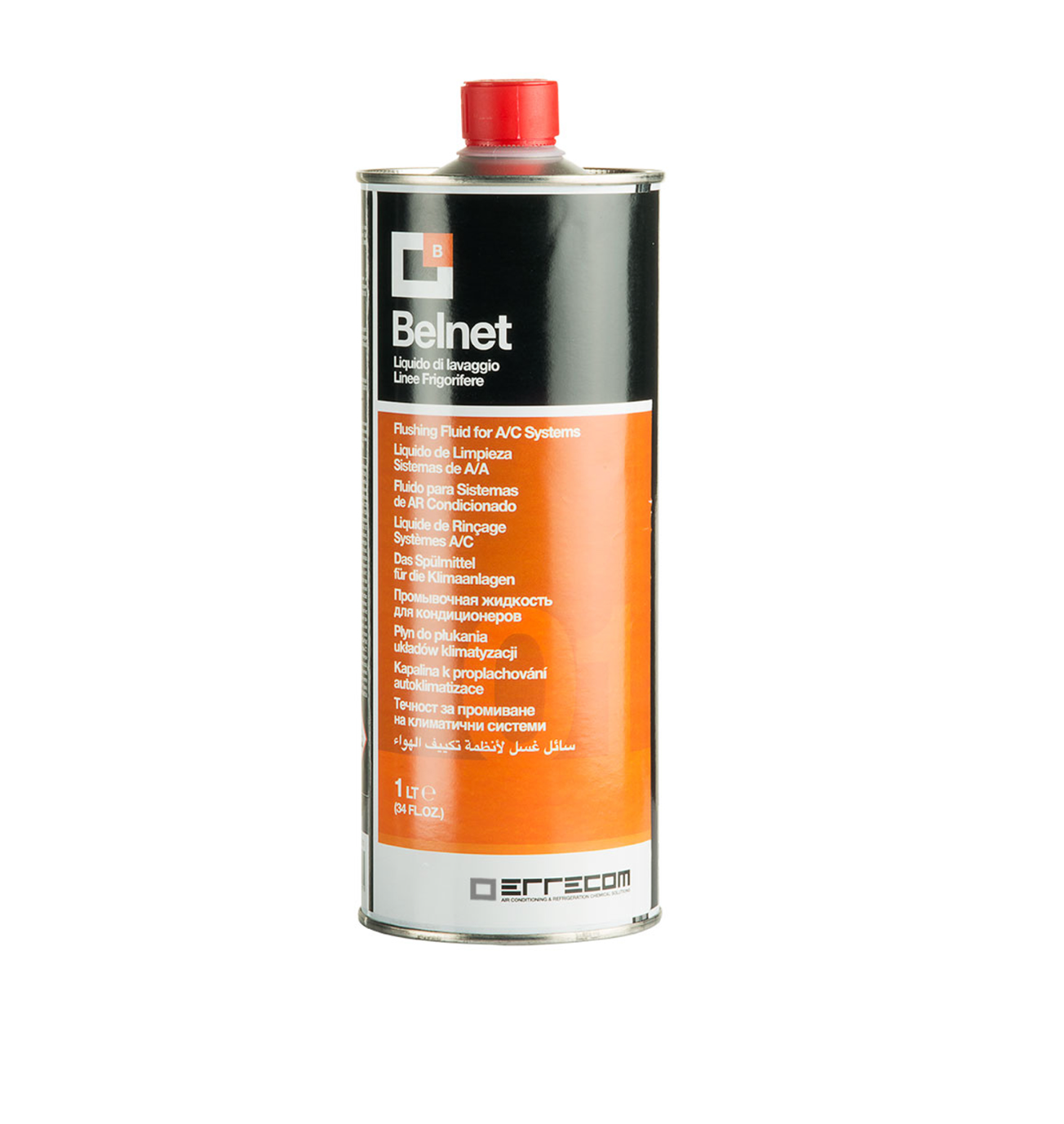 BELNET – Spülflüssigkeit für Klimaanlagen | 1 L Metallbehälter | Entzündlich