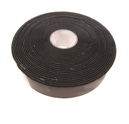 FISCHER Selbstklebendes Gummiband – 3 × 50 mm, 10 m (Art.-Nr. 32 7700-01)