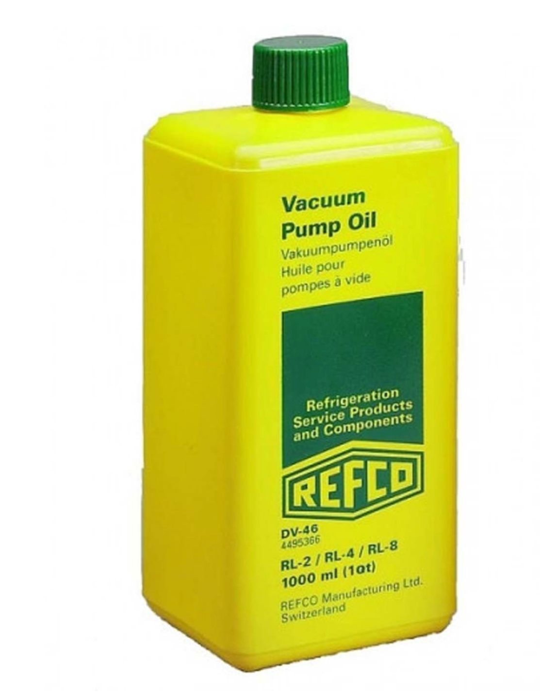Refco DV-46 Vakuumpumpenöl – Hochleistungsöl für Vakuumpumpen, 1L