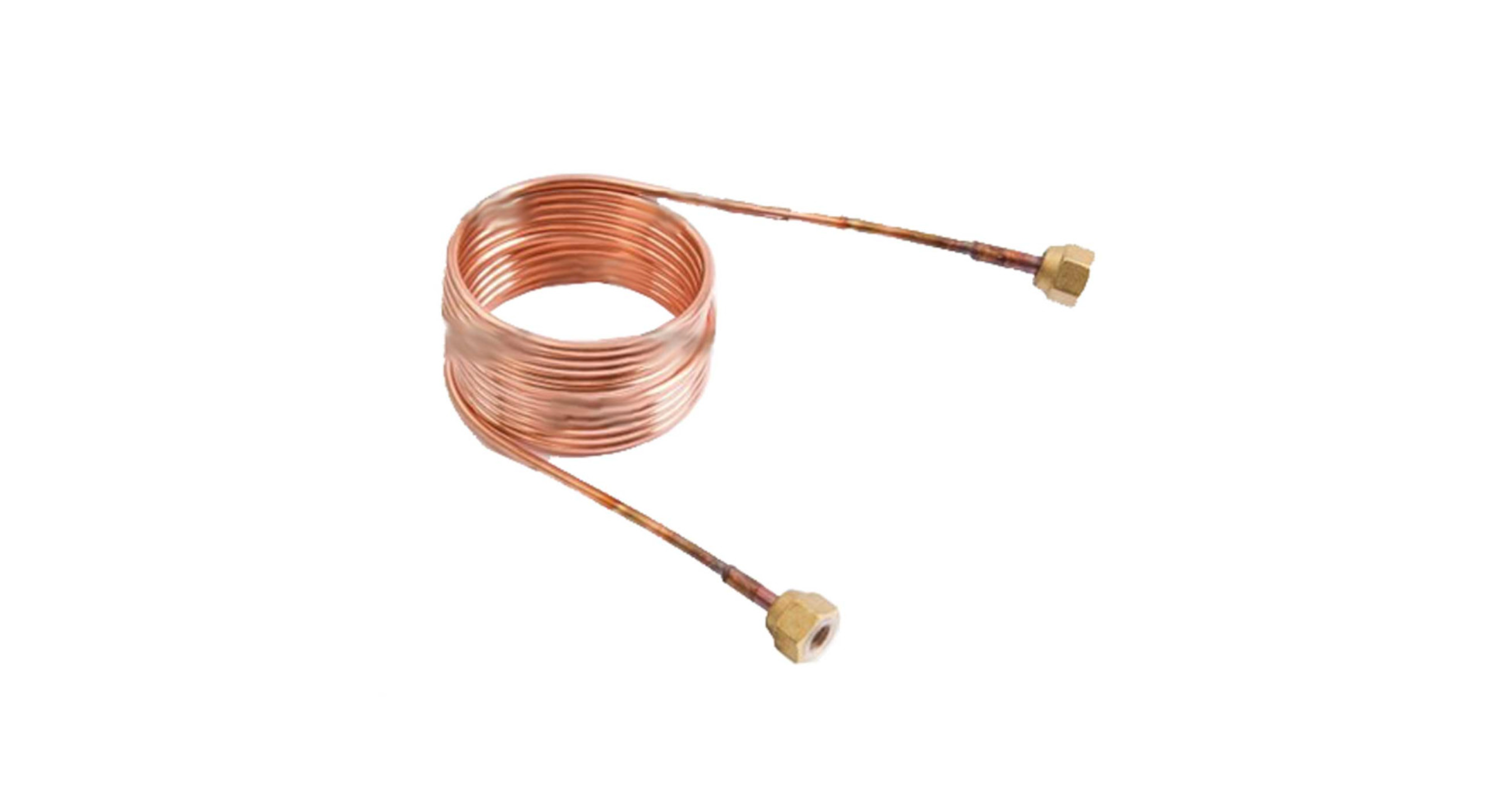 Capillary tube with union nuts & valve opener – 1/4