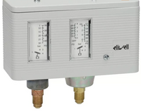 Hochdruckdruckschalter Eliwell, 7,0 – 30,0 bar, automatisch, Differenz 2,5 – 8,0 bar, 1/4" SAE Flare