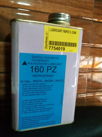 Esteröl Danfoss 160PZ (POE) – Verpackung: 2,5 Liter