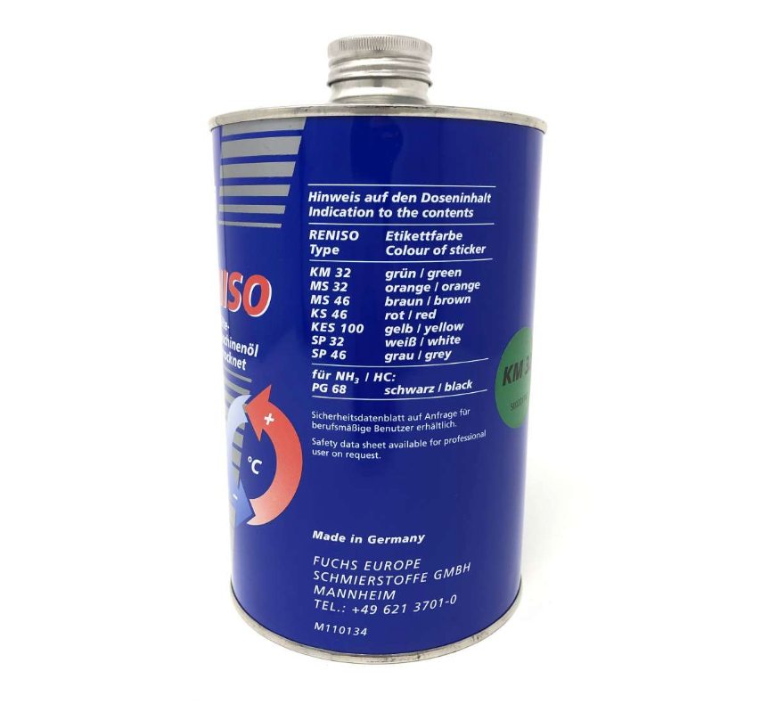 Fuchs Reniso KM 32 – Mineralöl für Kälteanlagen, 1L