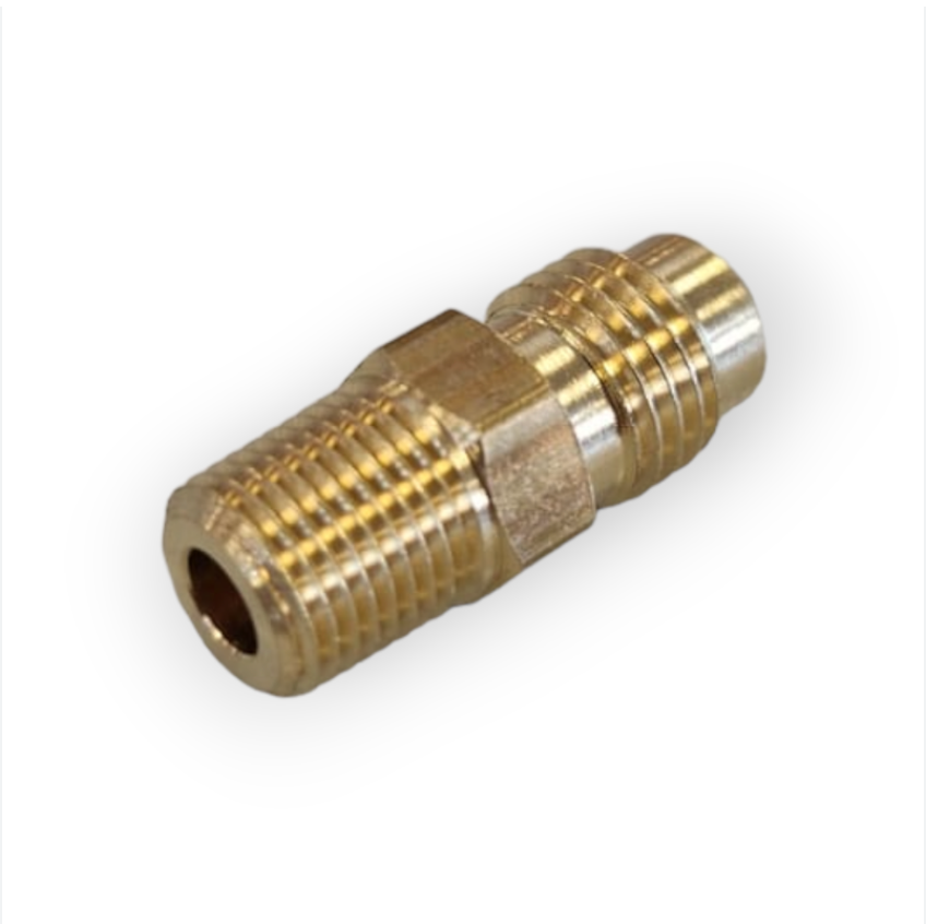 Serviceanschluss 180° – 1/4" SAE x 1/8" NPT, Castel