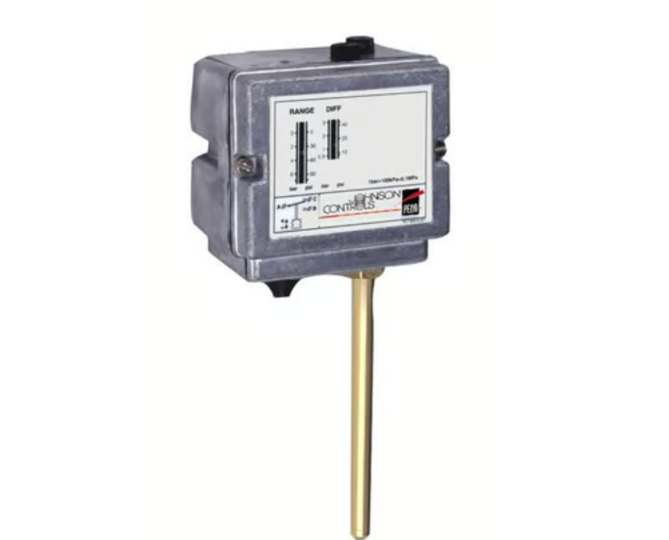 Hochdruck-Druckschalter Johnson Controls P77AAW-9855, 3,0 – 42,0 bar, automatisch, Differenzdruck 4,0 – 12,0 bar, Lötanschluss 6 mm