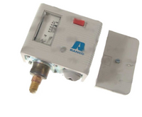 Ranco high-pressure pressure switch, 6.0 – 32.0 bar, differential pressure 5.0 bar fixed, manual, flare 1/4" SAE