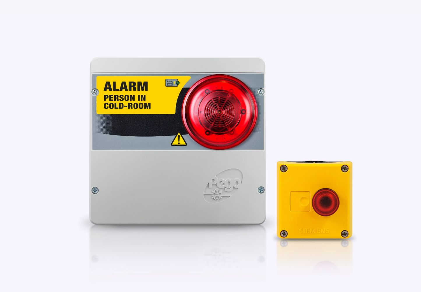 Alarmmodul PEGO ECP APE 03 – 230 V, akustisch & visuell, mit Hilfsrelais