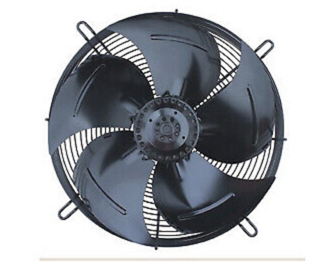 Saugventilator, Axiallüfter mit Schutzgitter saugend 450mm