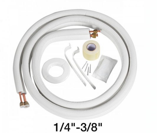Montage Set für Klimaanlage Kältemittelleitung 1/4"+ 3/8" 3-10 Meter - 10 m