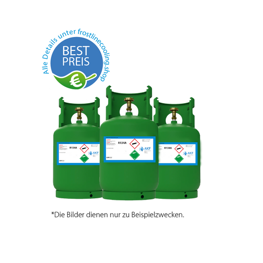 Kältemittel Klimagas R134a 12kg Klima Gas mit Mehrwegzylinder für Leerflasch